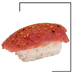 Sushi nigiri thon spicy