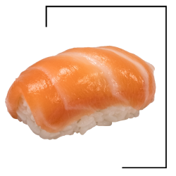 Sushi nigiri saumon